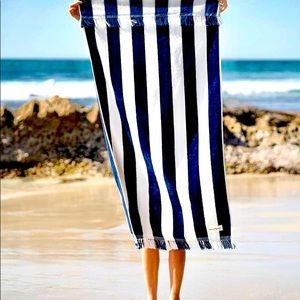 Business & Pleasure Beach Towel (NEW) Blue, Navy, White